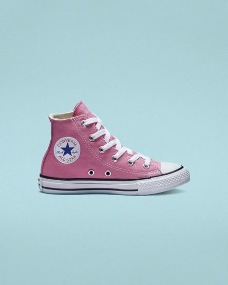 Tenis Converse Chuck Taylor All Star Classicos Cano Alto Menino Rosa | PT K01PT59